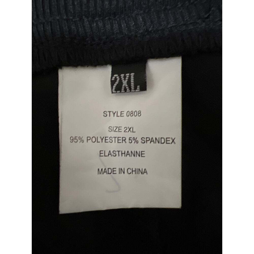 Women's Black Drawstring Waist Jogger Pants with Pockets NWT Size 2XL - Picture 8 of 10